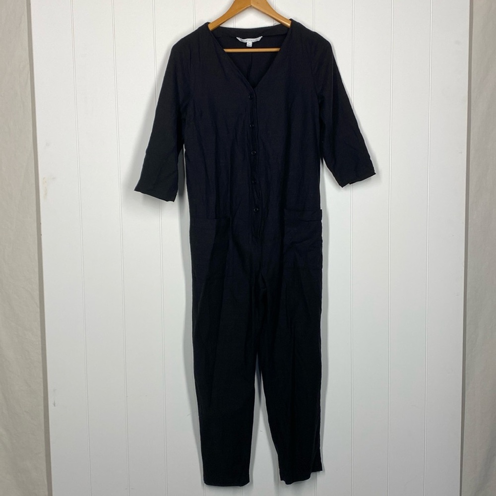 The Nines by HATCH Black Jumpsuit Maternity Romper Size XS